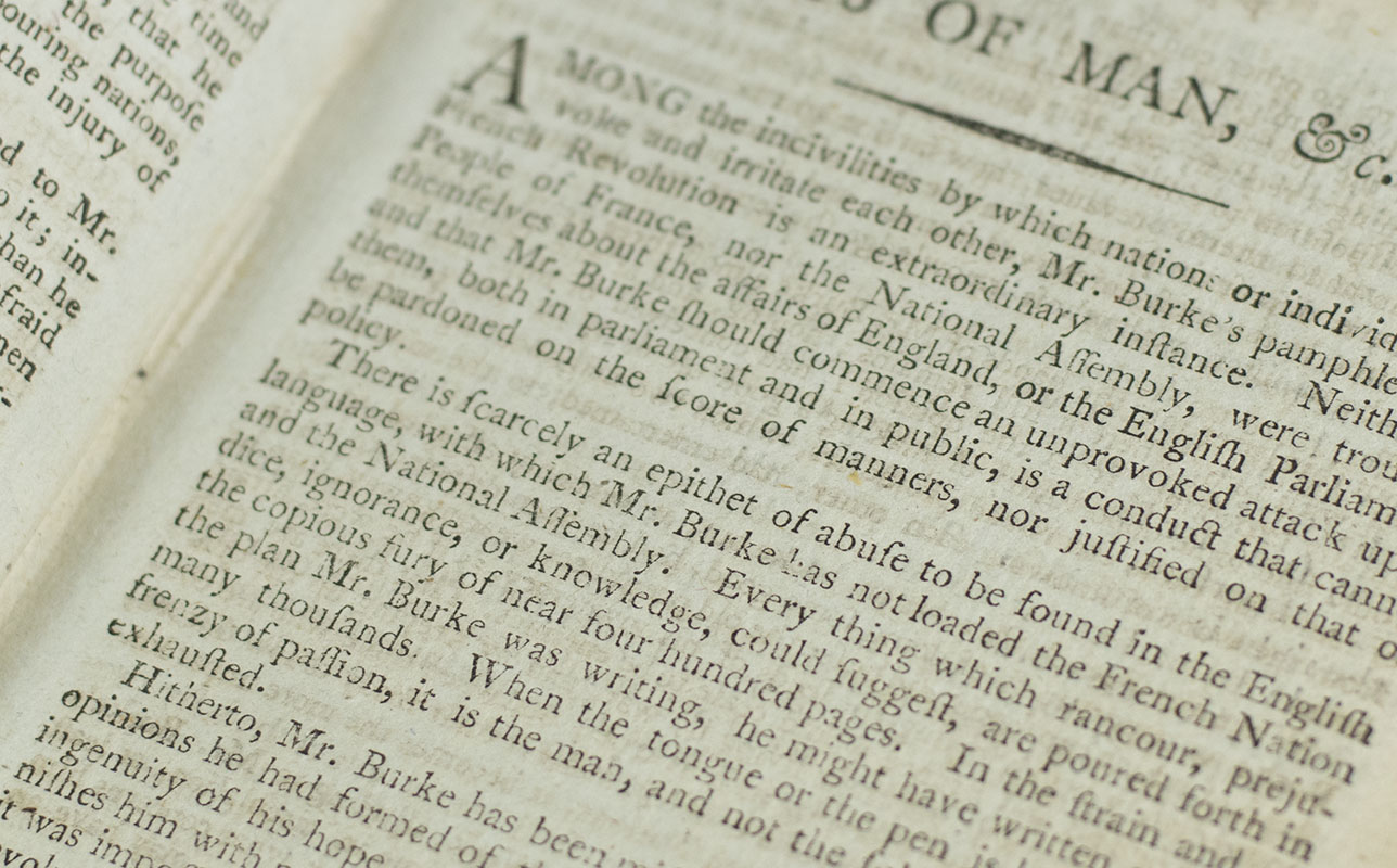 Rights of Man: Being an Answer to Mr. Burke's Attack on the French Revolution, Part I; Rights of Man Part the Second. Concerning Principle and Practice; Letter Addressed to the Addressers, on the Late Proclamation; Dissertations on First Principles of Government; Common Sense; Addressed to the Inhabitants of America; A Letter Addressed to the Abbe Raynal, on the Affairs of North America; Miscellaneous Articles of Thomas Paine.