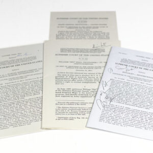 Supreme Court Justice Signed Pamphlet Collection.
