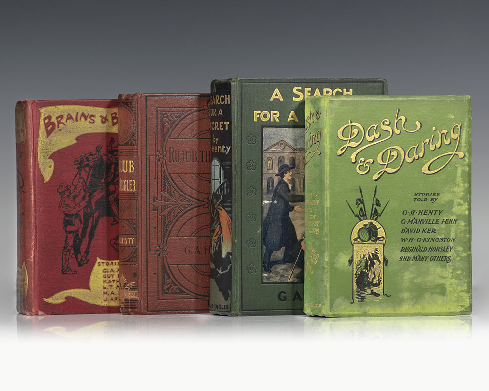 George Alfred Henty Collection. [Including Brains & Bravery, Rujub The Juggler, A Search For A Secret, Dash & Daring].