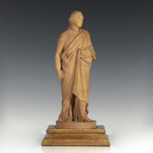 Washington as a Roman Senator, 1826. [Sir Francis Chantrey George Washington Terracotta Pedestrian Statue].