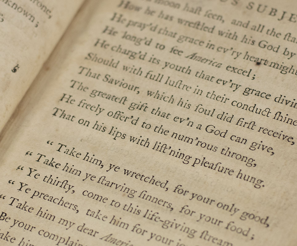 Poems on Various Subjects, Religious and Moral.