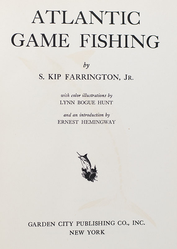 Atlantic Game Fishing.