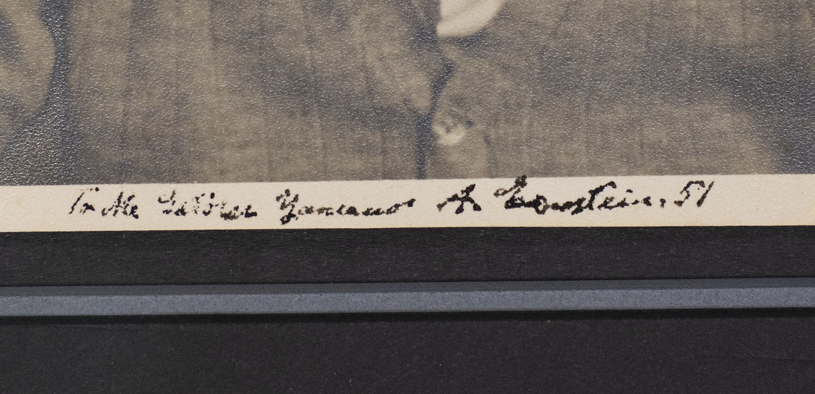 Albert Einstein Signed Photograph.