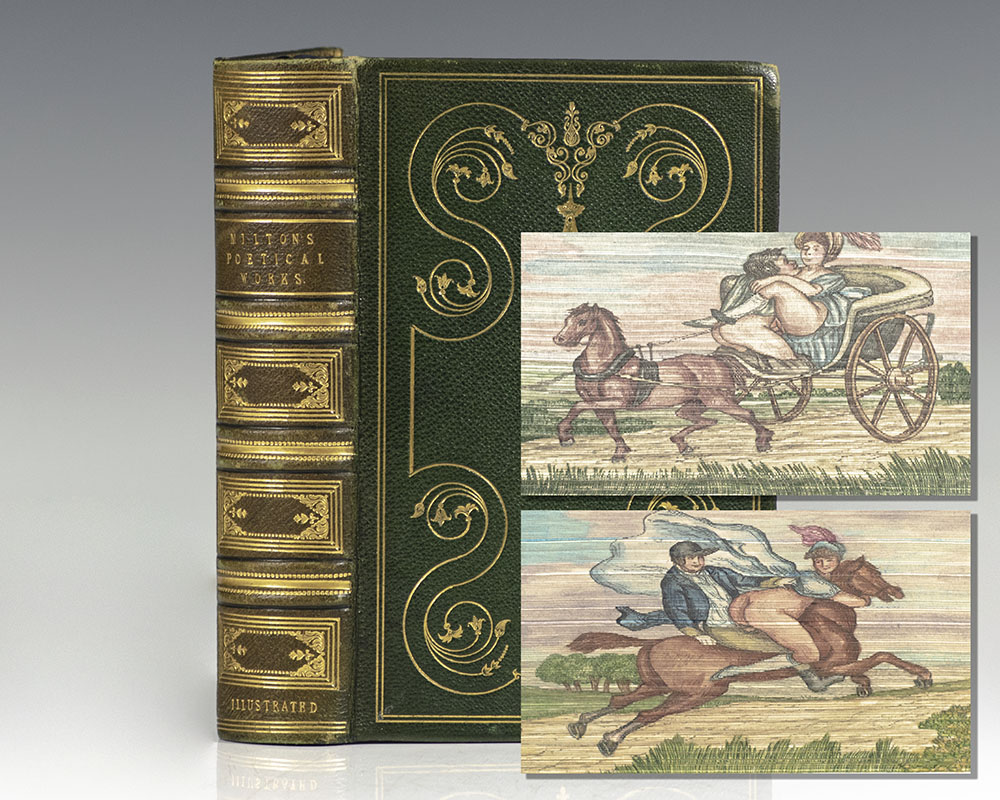 The Poetical Works of John Milton. [Fore-edge Painting].