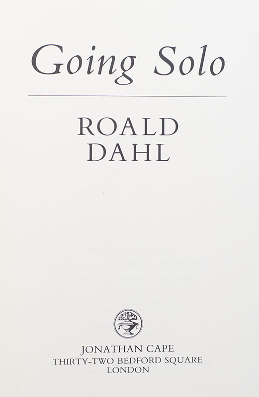 Going Solo.