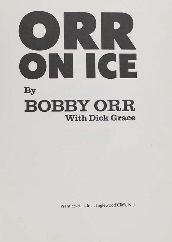 Orr on Ice.