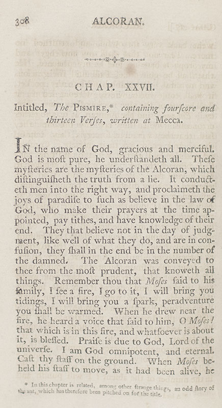 The Koran, Commonly Called the Alcoran of Mahomet. Translated from the Original Arabick into French, By the Sieur De Ryer, Lord of Malezair, and Resident for the French at Alexandria. The Whole Now Faithfully Translated Into English.