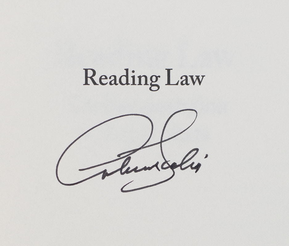 Reading Law: The Interpretation of Legal Texts.