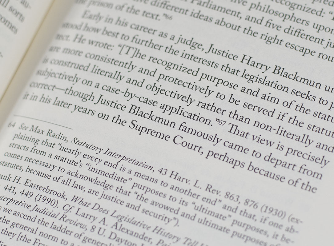 Reading Law: The Interpretation of Legal Texts.
