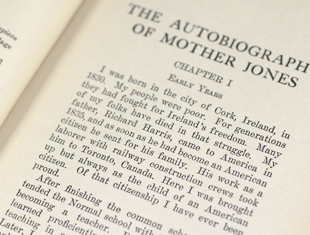 Autobiography of Mother Jones.