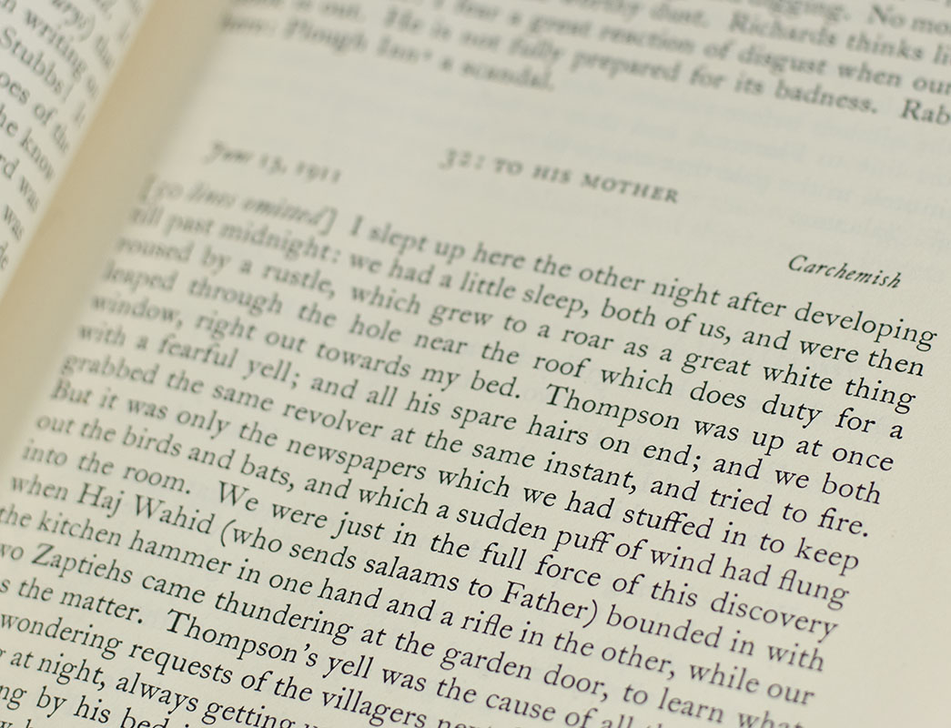 The Letters of T. E. Lawrence.