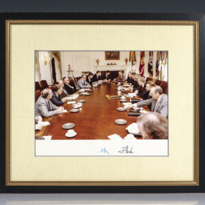 Photograph Signed by Jimmy Carter and Menachem Begin.