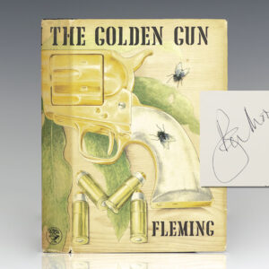 "It was an expensive setup, but it is the first duty of a secret service to remain not only secret but secure": First Edition of The Man With The Golden Gun: Signed by Roger Moore