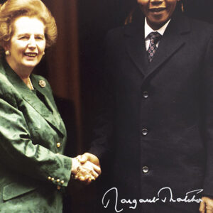 Margaret Thatcher Signed Photograph.