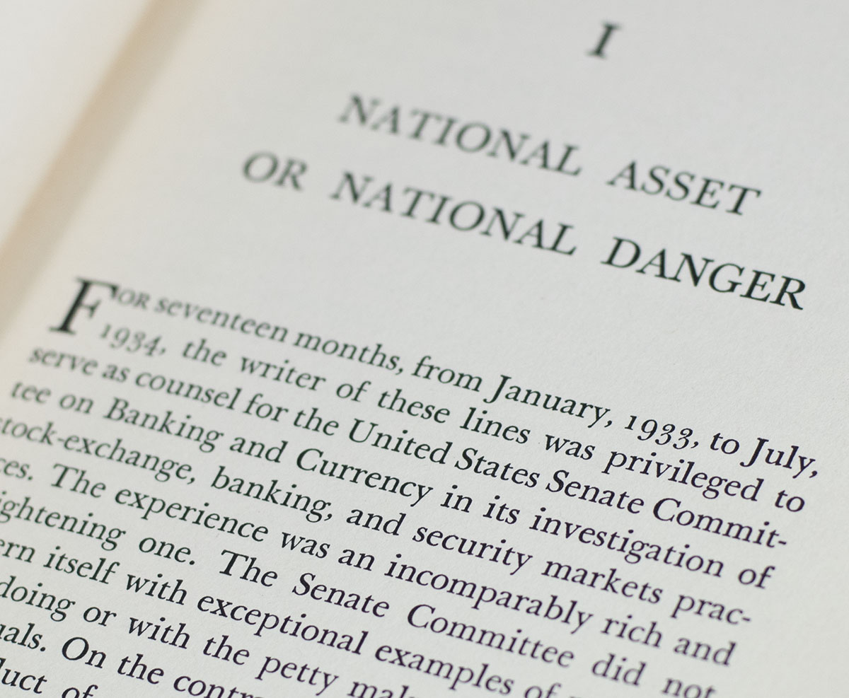 Wall Street Under Oath: The Story of Our Modern Money Changers.