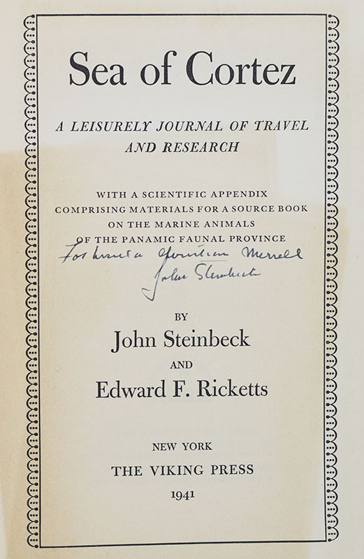 Sea of Cortez: A Leisurely Journal of Travel and Research.