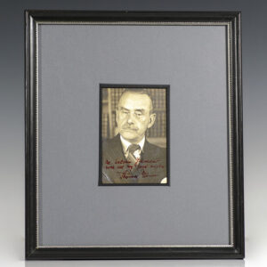 Thomas Mann Signed Photograph.