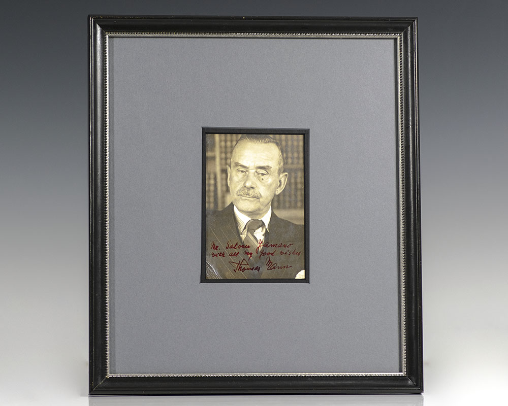Thomas Mann Signed Photograph.