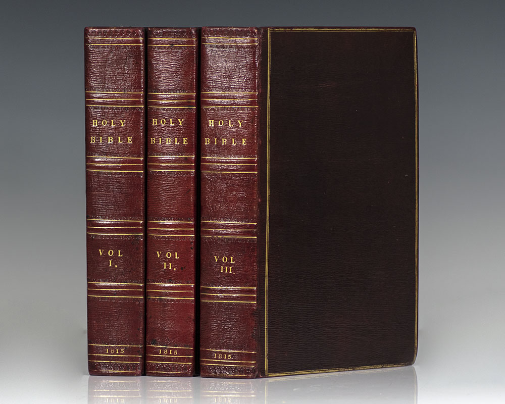 The Holy Bible Containing the Old and New Testaments, Translated out of the Original Tongues, and with The Former Translations Diligently Compared and Revised by His Majesty's Special Command.