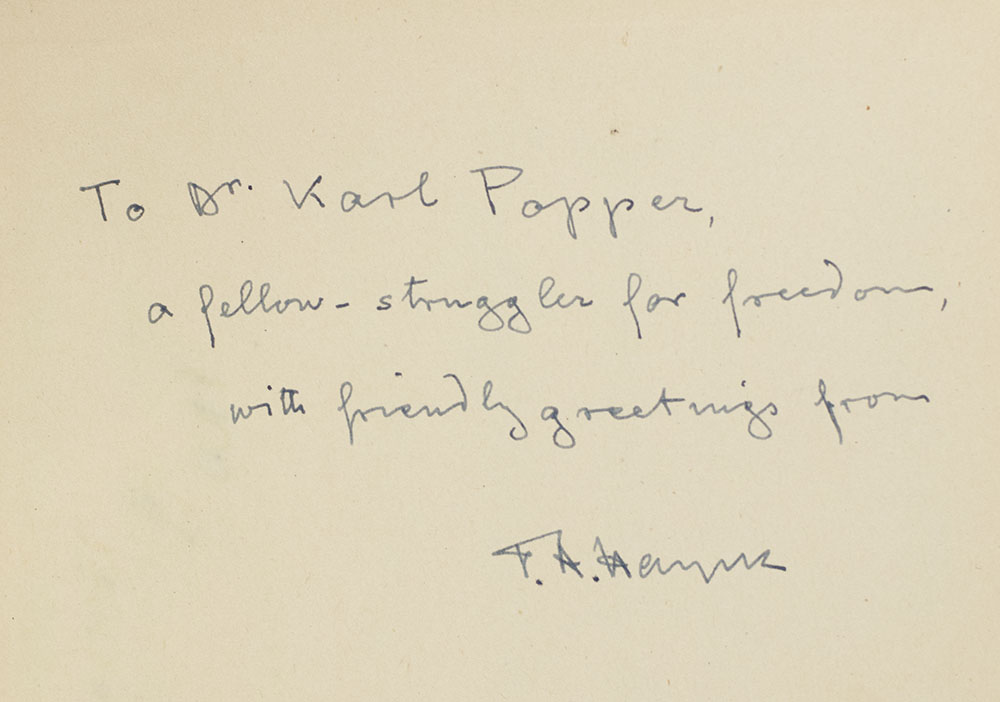 The Road To Serfdom.