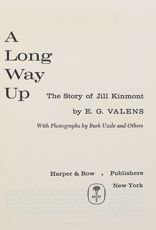 A Long Way Up: The Story of Jill Kinmont.
