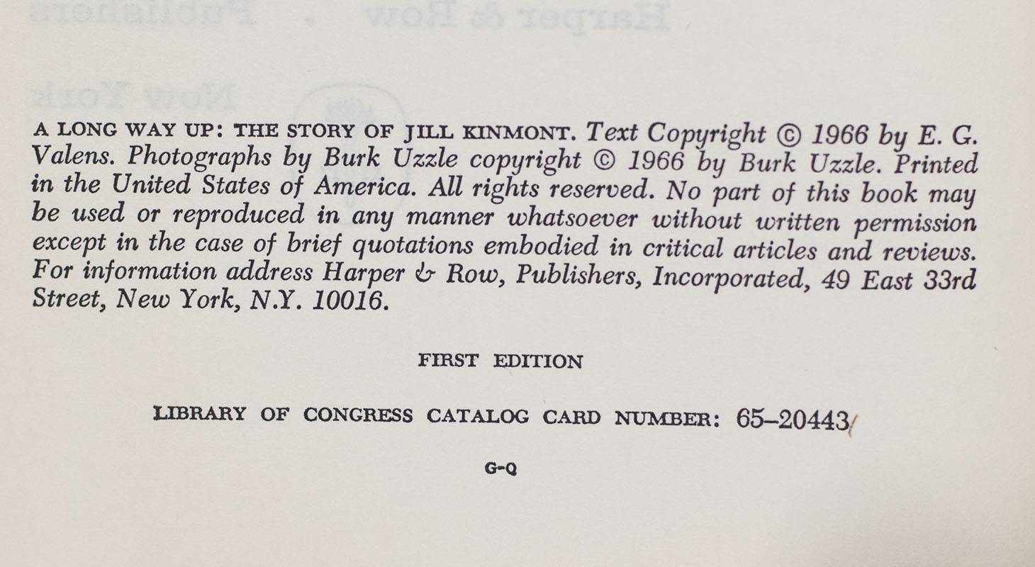 A Long Way Up: The Story of Jill Kinmont.