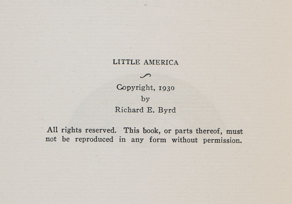 Little America: Aerial Exploration in the Antarctic The Flight to the South Pole.