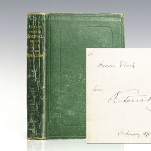 Leaves From the Journal of Our Life in the Highlands, From 1848 to 1861. To Which are Prefixed and Added Extracts From the Same Journal Giving an Account of Earlier Visits to Scotland, and Tours in England and Ireland, and Yachting Excursions.