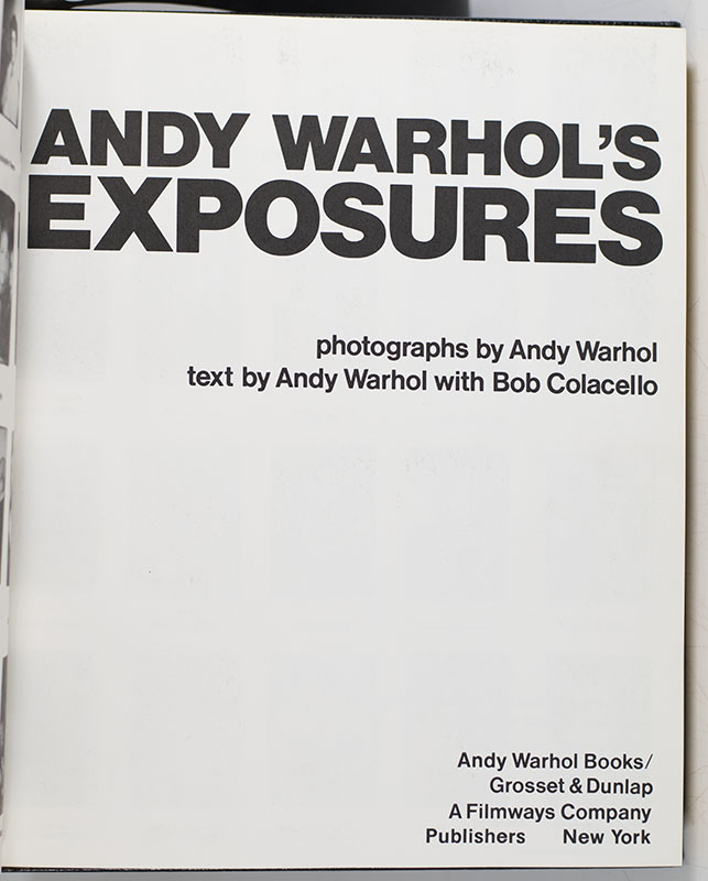 Andy Warhol’s Exposures.