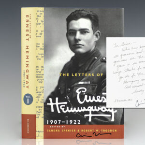 The Letters of Ernest Hemingway 1907-1922.