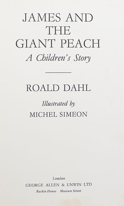 James and the Giant Peach.