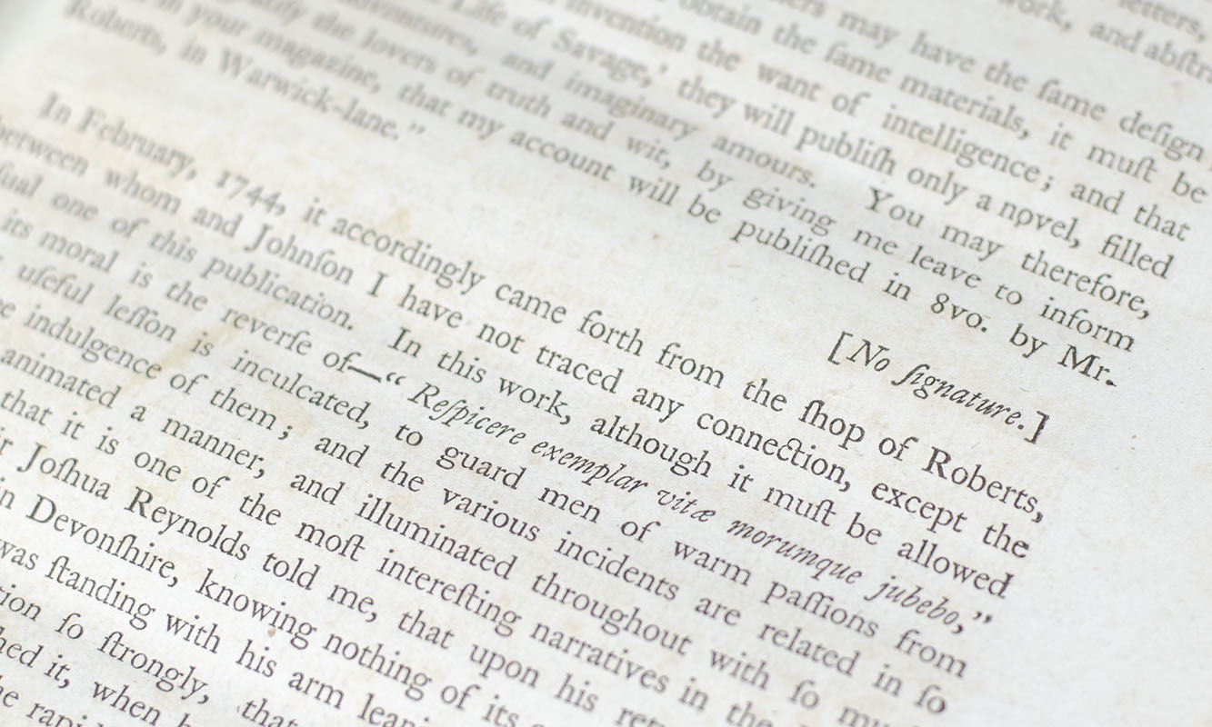 The Life of Johnson.