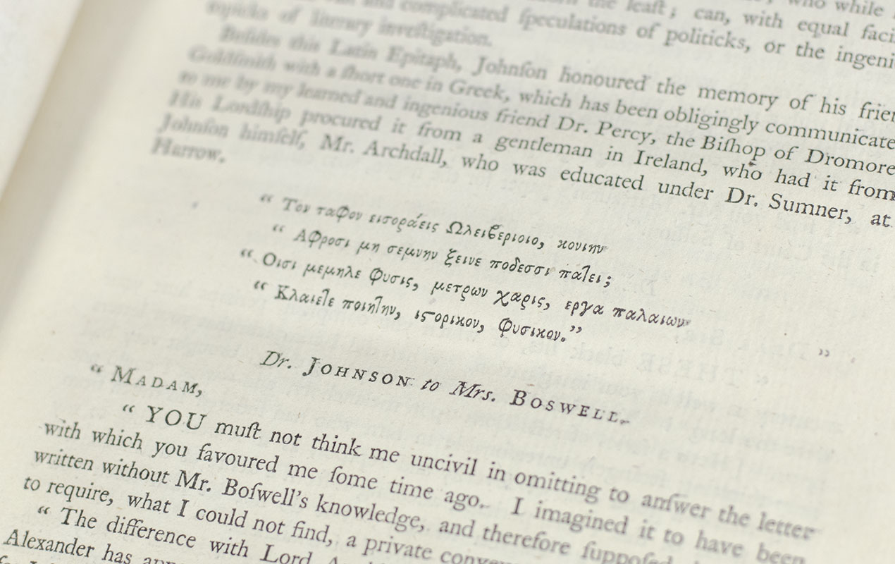 The Life of Johnson.