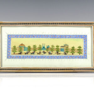 Persian Miniature Painting. [Ancient Game of Polo].