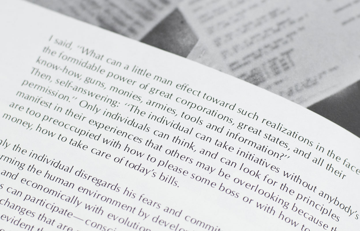 Buckminster Fuller: An Autobiographical Monologue Scenario.