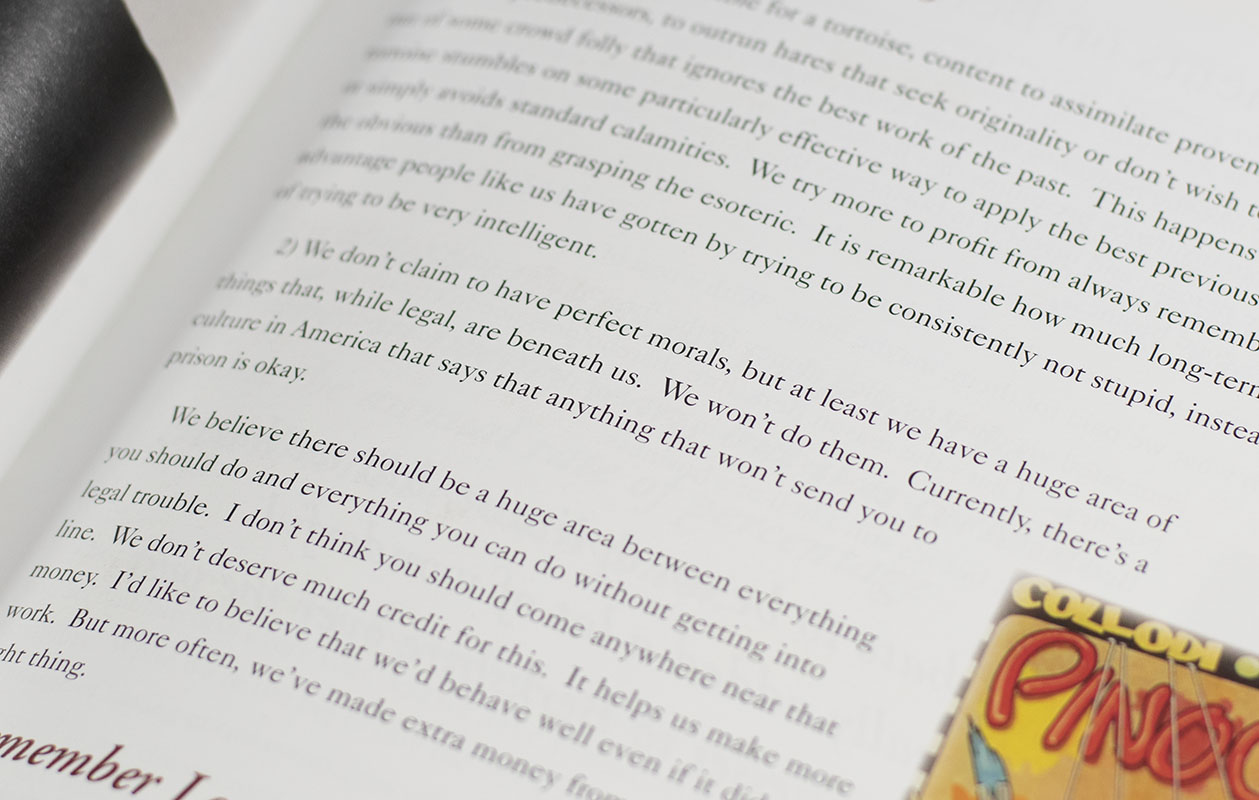 Poor Charlie's Almanack: The Wit and Wisdom of Charles T. Munger.