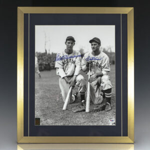 Ted Williams and Bobby Doerr Signed Photograph.
