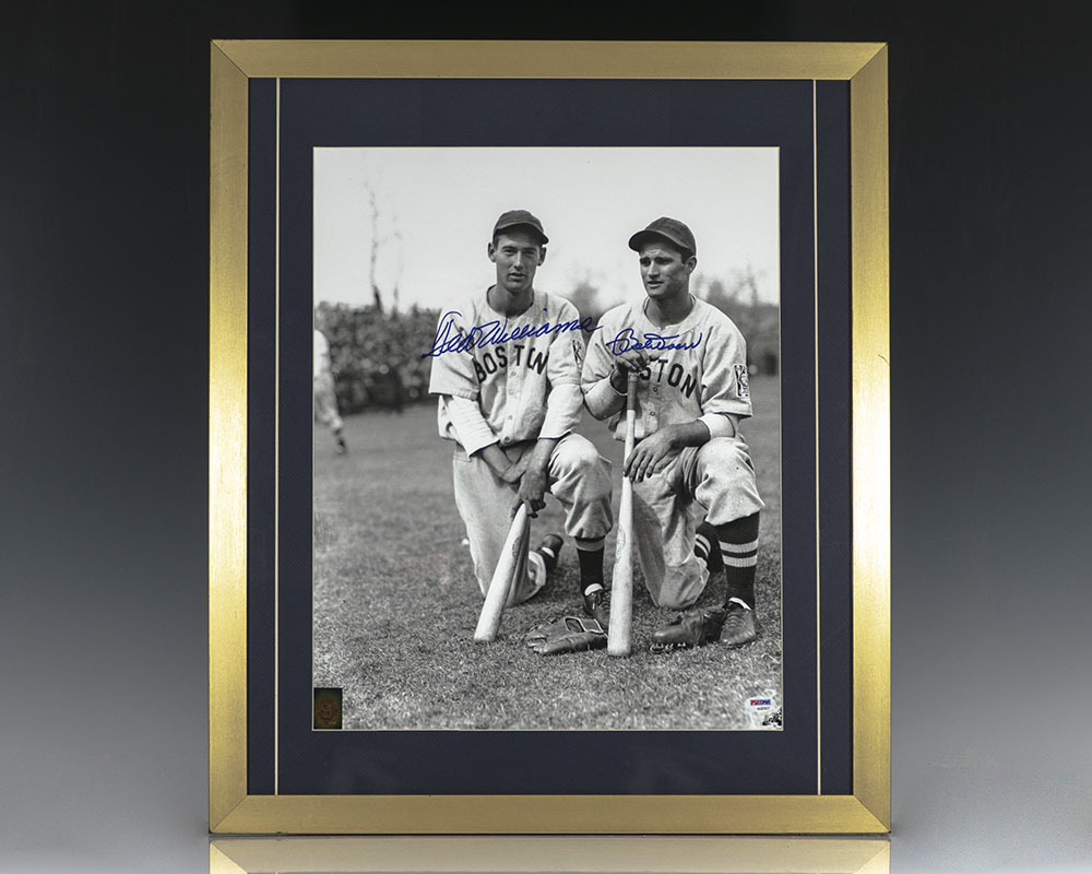 Ted Williams and Bobby Doerr Signed Photograph.