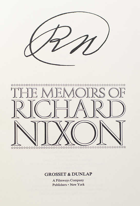 The Memoirs of Richard Nixon.