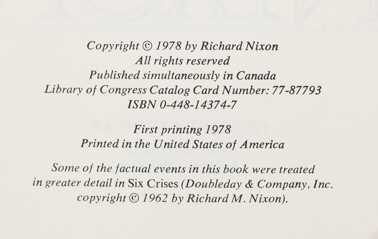 The Memoirs of Richard Nixon.
