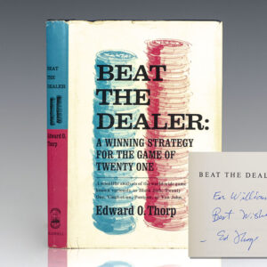 Beat the Dealer: A Winning Strategy for the Game of Twenty One.