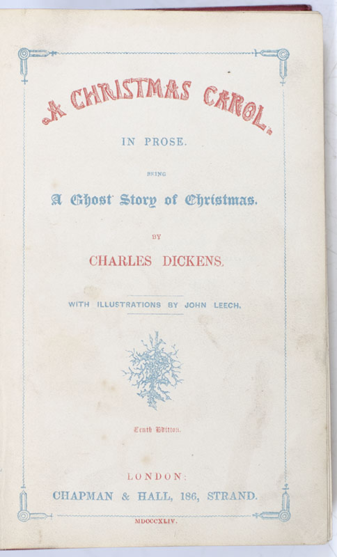 The Christmas Books: A Christmas Carol; The Chimes; The Battle of Life; Cricket on the Hearth; The Haunted Man and The Ghost's Bargain.