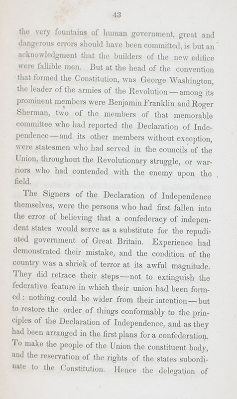 The Jubilee of the Constitution. A Discourse Delivered at the Request of the New York Historical Society, in the City of New York, on Tuesday, the 30th of April, 1789.