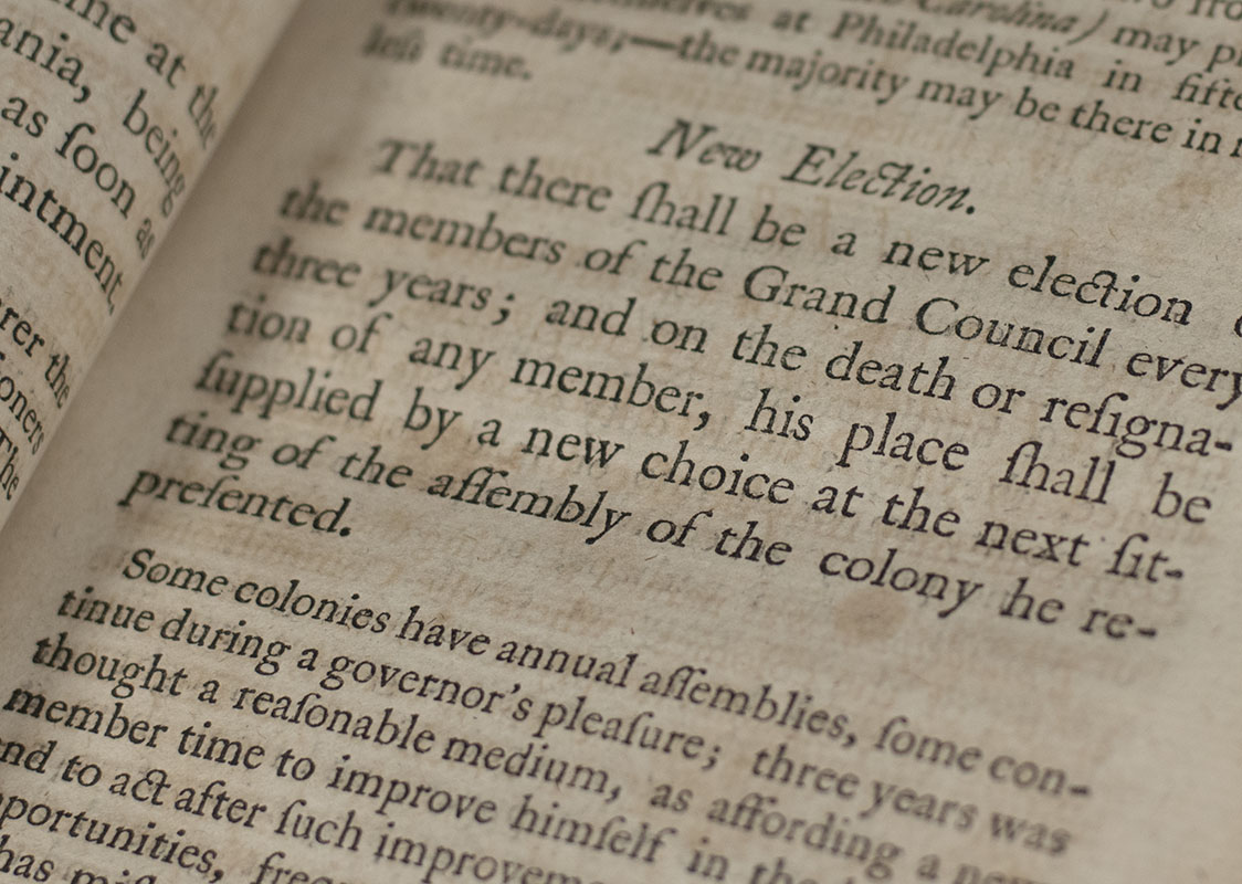 Political, Miscellaneous, and Philosophical Pieces; Arranged under the Following Heads and Distinguished by Initial Letters in each Leaf: General Politics; American Politics before the Troubles; American Politics during the Troubles; Provincial or Colony Politics; Miscellaneous and Philosophical Pieces.