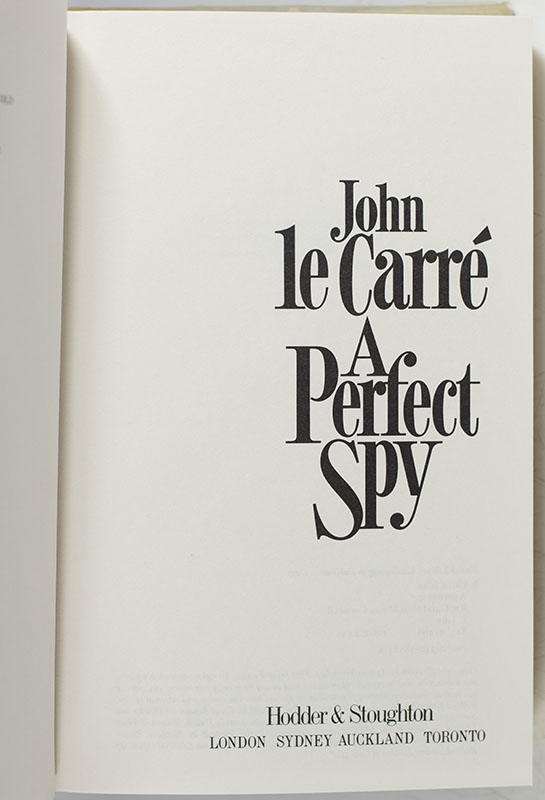 A Perfect Spy.