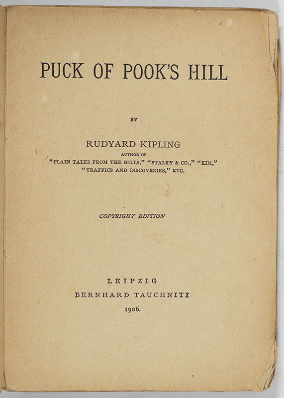 Puck of Pook's Hill.