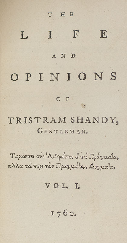The Life and Opinions of Tristram Shandy, Gentleman.