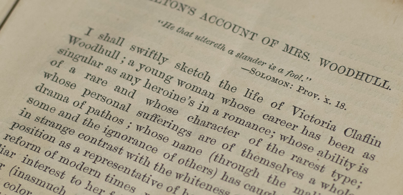 Victoria C. Woodhull. A Biographical Sketch.