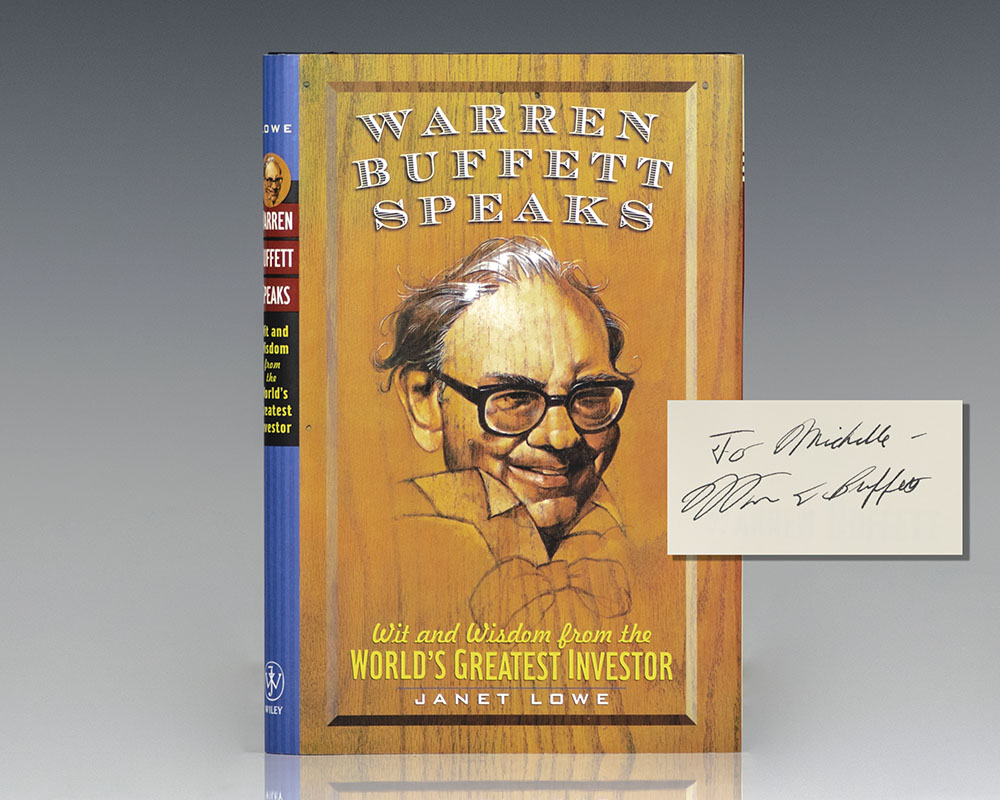 Warren Buffett Speaks: Wit and Wisdom from the World’s Greatest Investor.