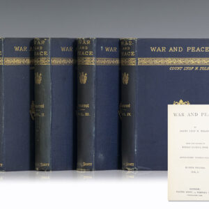 War and Peace. A Historical Novel.